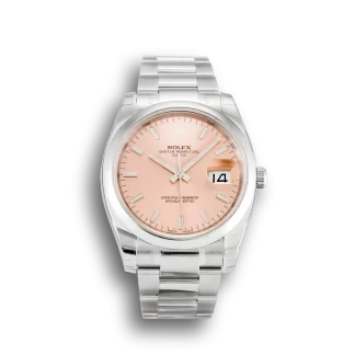 Rolex Oyster Perpetual Date 34mm Lachs 115200